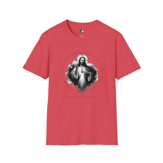 Devine Mercy - Unisex Softstyle T-Shirt - Flocks of Faith