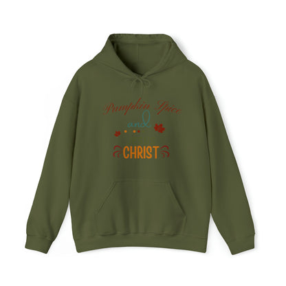 Pumpkin Spice and Jesus Christ Heavy Blend™ Hooded Sweatshirt - Flocks of Faith